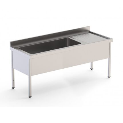 FREGADERO GRAN CAPACIDAD 1 CUBA IZQUIERDA CON MUEBLE SIN ESTANTE