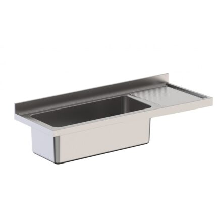 FREGADERO GRAN CAPACIDAD 1 CUBA IZQUIERDA SIN MUEBLE