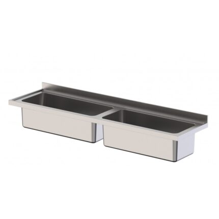 FREGADERO GRAN CAPACIDAD 2 CUBAS SIN MUEBLE